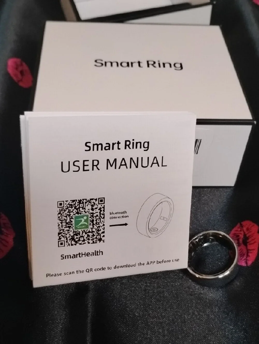 Smart Ring in Silver — Elegant Activity Tracker